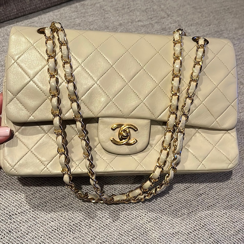 Vintage Chanel bag. As is.  Please look at all the photos before purchasing.